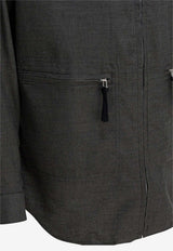 Zip-Up Overshirt