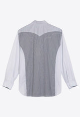Striped Patchwork Shirt