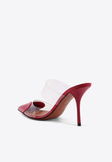 Alaïa Le Coeur 90 Patent Leather Mules Red AA3M053CK150424_FRAMBOISE_44955542