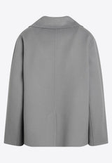 Dounble-Breasted Wool Coat