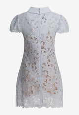 Floral Lace Mini Dress