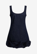 Sheath Dress with 3D-Flowers