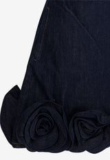 Sheath Dress with 3D-Flowers