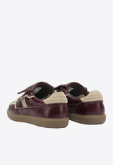 ALOHAS TB. 490 Leather Low-Top Sneakers Burgundy S10082905_ed21cfdd-68ad-4e5d-882d-d99db4f06bed