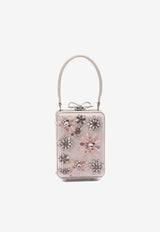 Mini Bow-Embellished Clutch Bag