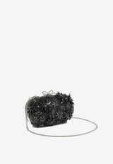 Mini Bow-Embellished Clutch Bag
