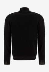 John Smedley Tapton Half-Zip Sweater Black TAPTONBLACK_56a92183-6aee-48fc-9b3e-78ad9c5c0d0f