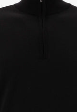 John Smedley Tapton Half-Zip Sweater Black TAPTONBLACK_56a92183-6aee-48fc-9b3e-78ad9c5c0d0f