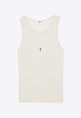 Logo-Embroiderd Tank Top