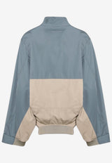 Logo-Embroidered Zip-Up Jacket