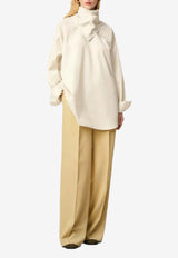 Long-Sleeved Bandana Blouse