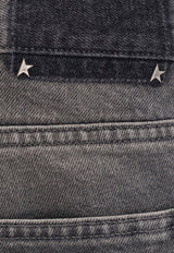 Straight-Leg Washed Jeans