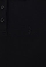 Logo-Embroidered Shirt Dress