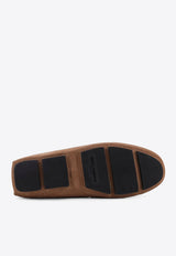 Logo-Plaque Leather Loafers