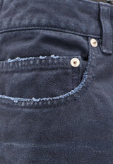 Balenciaga Washed Straight-Leg Jeans Blue 857194TTW648074_NAVY/DIRTY DARK BLUE_44824530