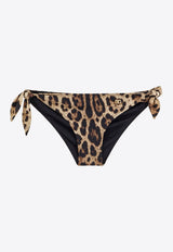 Leopard-Printed Bikini Bottoms