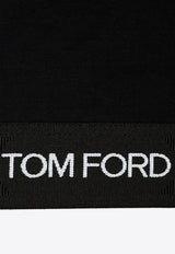 Logo-Waistband Sports Bra