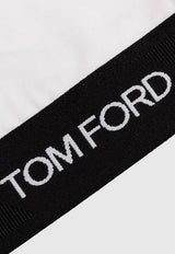Logo-Waistband Sports Bra