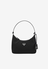 Prada Mini Re-Edition Logo Shoulder Bag Black 1N204XR064/S_PRADA-F0002