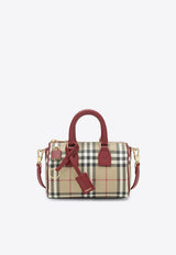 Mini Check Bowling Top Handle Bag