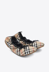 Fawn Check Ballet Flats