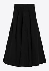 Flared Midi Skirt