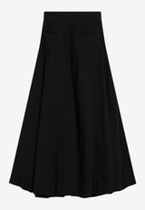 Flared Midi Skirt