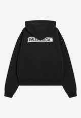 Logo-Printed Zip-Up Sweatshirt