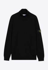 Logo-Patch High-Neck Sweater