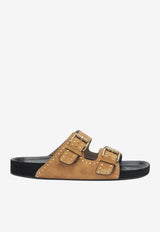 Lennyo Suede Slides