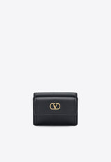 VLogo Trifold Wallet Black