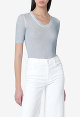 Wool-Blend Knit Top
