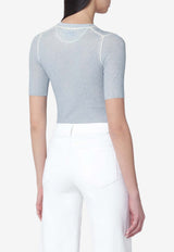 Wool-Blend Knit Top