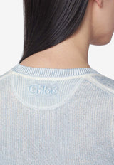 Wool-Blend Knit Top