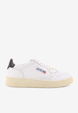 Autry Medalist Leather Low-Top Sneakers White AULMLL22WHT BLK_White_44128589