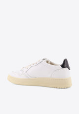 Autry Medalist Leather Low-Top Sneakers White AULMLL22WHT BLK_White_44128589