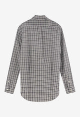 Polo Ralph Lauren Madras Check Buttoned Shirt Gray 710953707003_Grey_47865584
