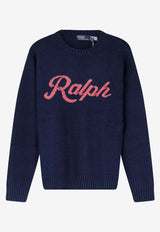 Polo Ralph Lauren Intarsia Knit Logo Sweater Navy 710A12989002_DARK COBALT COMBO_47872643