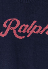 Polo Ralph Lauren Intarsia Knit Logo Sweater Navy 710A12989002_DARK COBALT COMBO_47872643
