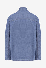 Valentino  Sahariana Denim Field Jacket Blue 8V3DCH30AL4558_Medium blue denim_42176798