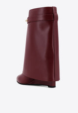 Givenchy Shark Pinch 95 Mid-Calf Leather Boots Purple BE605LE1J7604_Purple_40017399