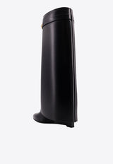 Givenchy Shark Pinch 95 Knee-High Leather Boots Black BE703XE1J7001_Black_40017699