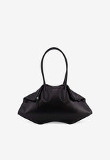 Alexander McQueen Manta Leather Shoulder Bag Black 8559971VDXC1000_Black_44824362