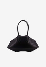 Alexander McQueen Manta Leather Shoulder Bag Black 8559971VDXC1000_Black_44824362