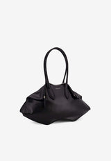 Alexander McQueen Manta Leather Shoulder Bag Black 8559971VDXC1000_Black_44824362