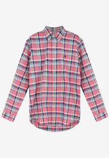 Polo Ralph Lauren Madras Check Long-Sleeved Shirt Pink 710922273006_PINKBLUE_47865881