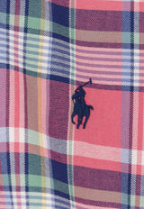 Polo Ralph Lauren Madras Check Long-Sleeved Shirt Pink 710922273006_PINKBLUE_47865881
