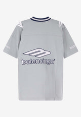 Balenciaga 3B V-neck Football T-shirt Gray 857086TTVQ61461_Grey/White_44824327