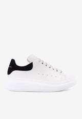 Alexander McQueen Oversized Low-Top Suede Sneakers Cream 553770WIAIH9061_White_44824401