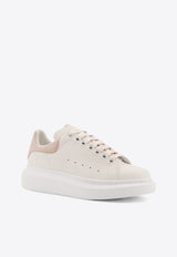 Alexander McQueen Oversized Leather Low-Top Sneakers White 553770WIAIH9182_WHITE PATCHOULI_44824321